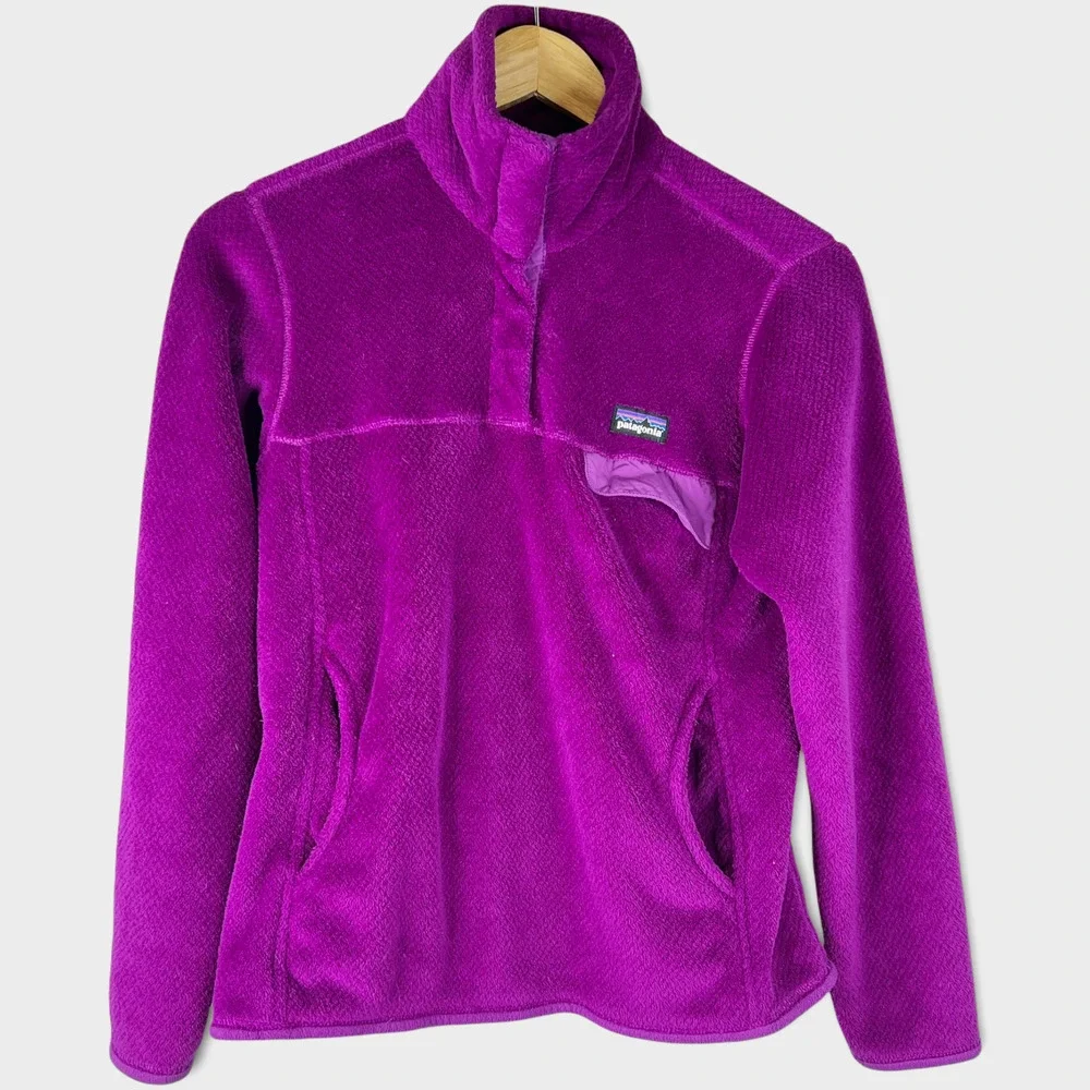 PATAGONIA Purple Re-Tool Snap-T Pullover Women's S - Picture 1 of 8